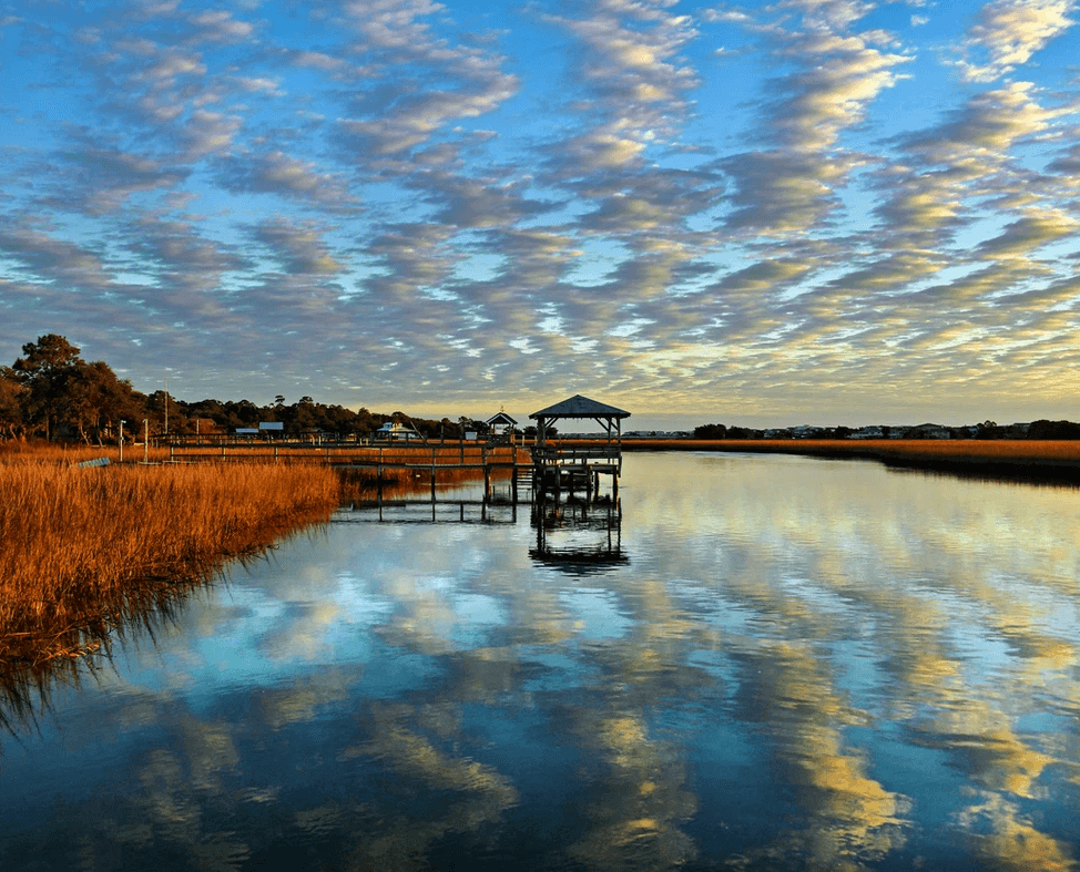 Dock with pretty clouds-onlypawleys